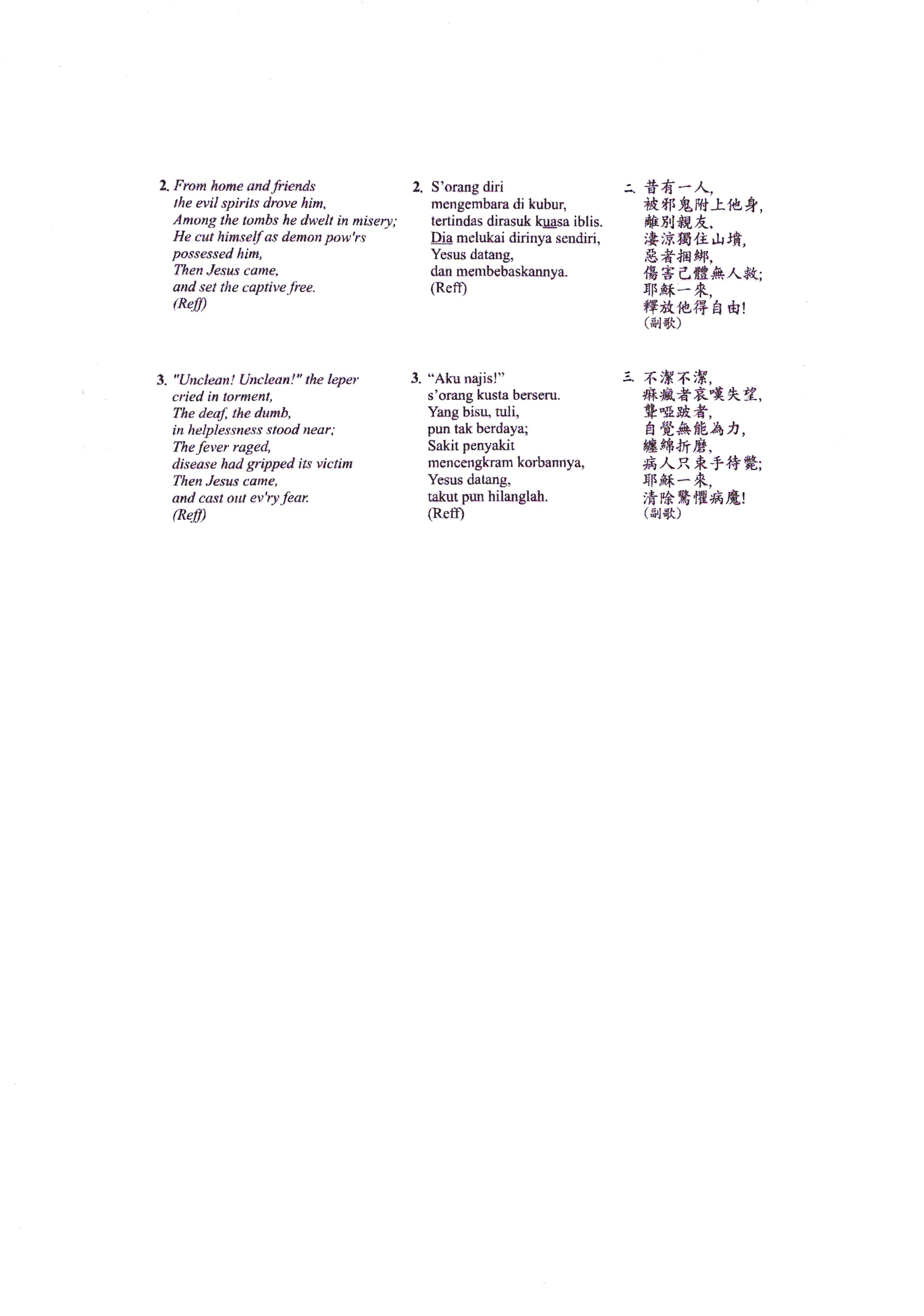 156 Datanglah Yesus