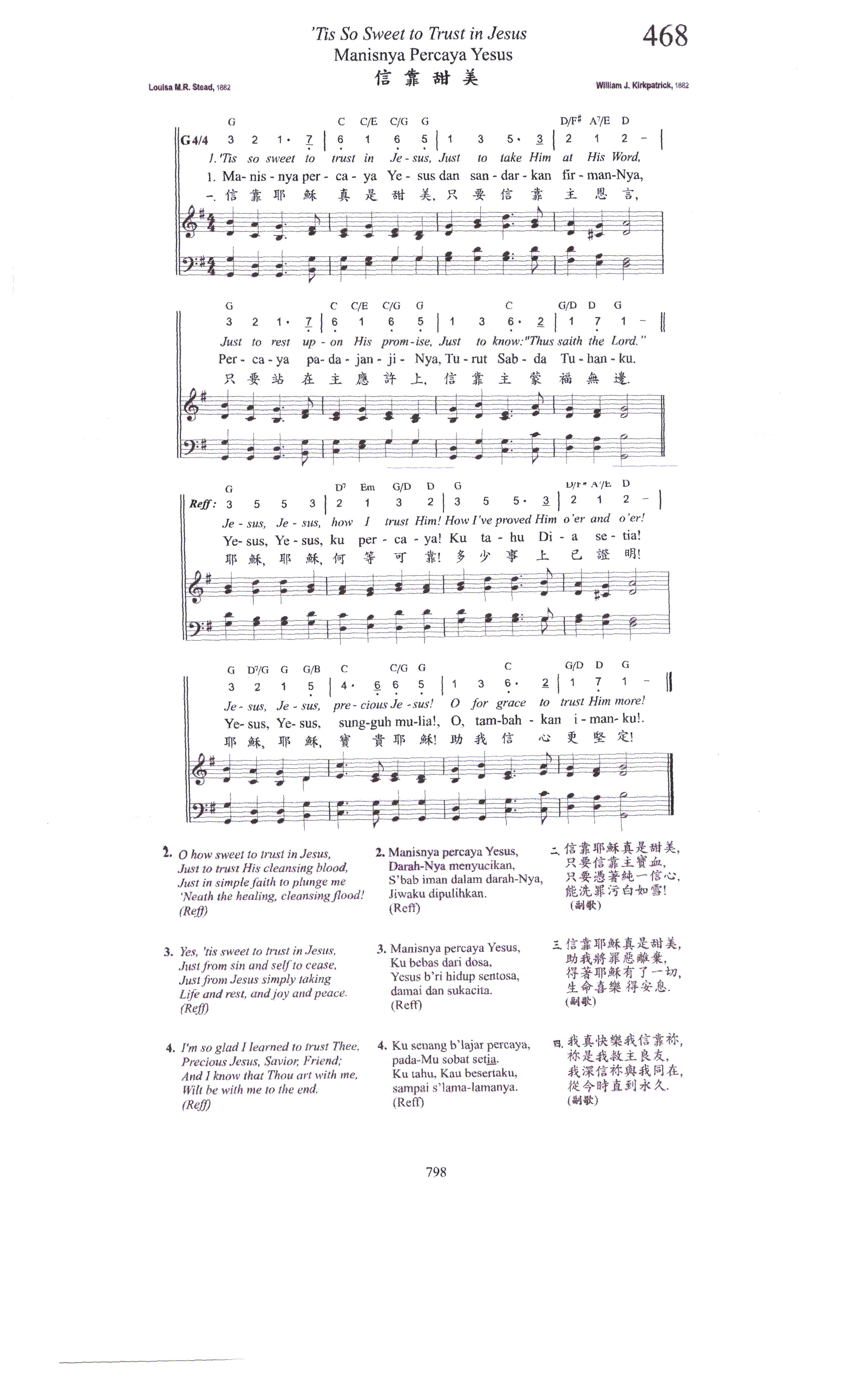 468 Manisnya Percaya Yesus