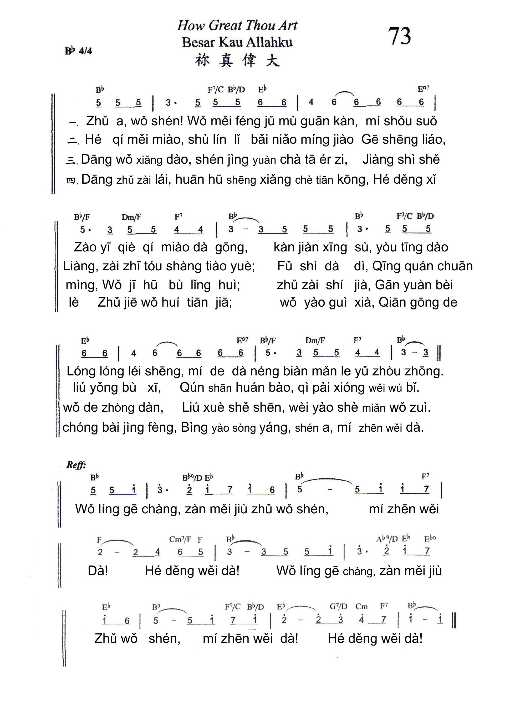 073 Besar Kau Allahku